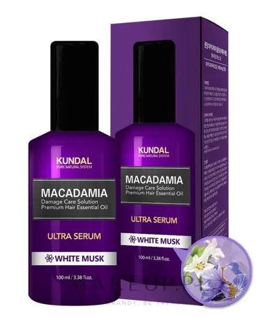 Kundal Macadamia, Ultra Serum (Białe Piżmo, Ultraserum do włosów)