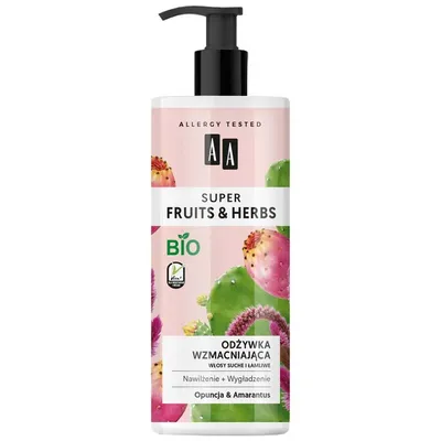 AA Super Fruits & Herbs, Odżywka do włosów wzmacniająca `Opuncja i amarantus`
