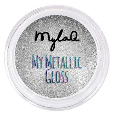 MYLAQ My Metallic Gloss, Pyłek do paznokci