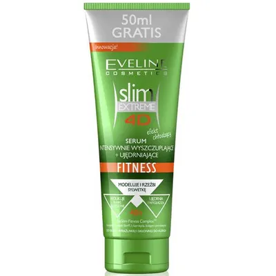 Eveline Cosmetics Slim Extreme 4D, Serum intensywnie wyszczuplające + ujędrniające fitness