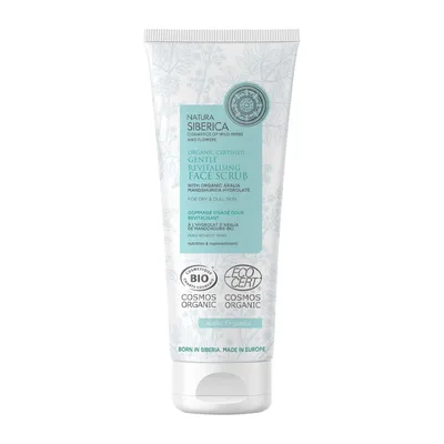 Natura Siberica Organic Certified Gentle Revitalising Face Scrub (Delikatny rewitalizujący peeling do twarzy)
