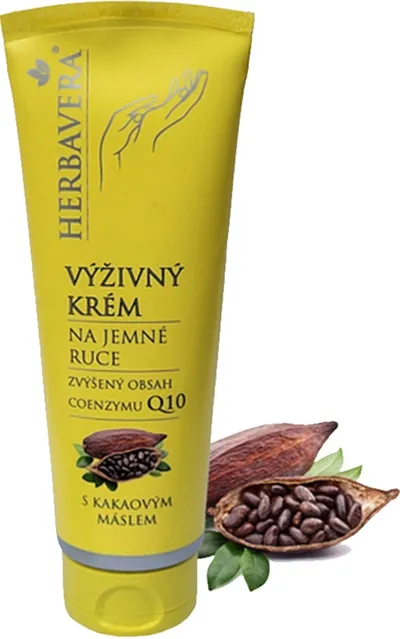 Herbavera Odżywczy krem do rąk z Q10 i masłem kakaowym