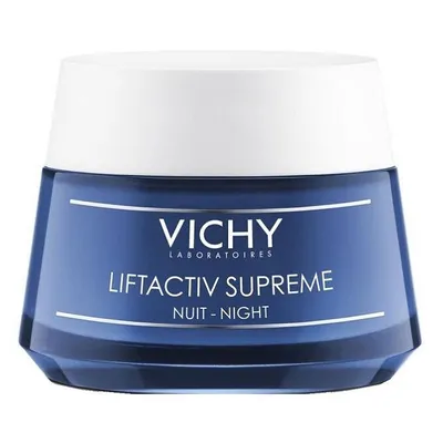 Vichy Liftactiv Supreme, Nuit Creme [Night Cream] (Ujędrniająco przeciwzmarszczkowy krem na noc z efektem liftingującym)