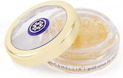 Tatcha Cosmetics Camellia Gold Spun Lip Balm (Balsam do ust z 23 karatowym złotem)