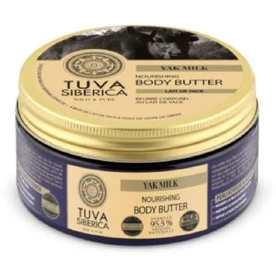 Natura Siberica Tuva Siberica, Nourishing Body Butter Yak Milk (Gęste regenerujące bio - masło do ciała z mlekiem jaka)