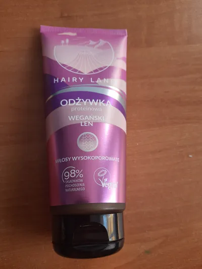 Hairy Land Odżywka proteinowa włosy wysokoporowate `Wegański len`