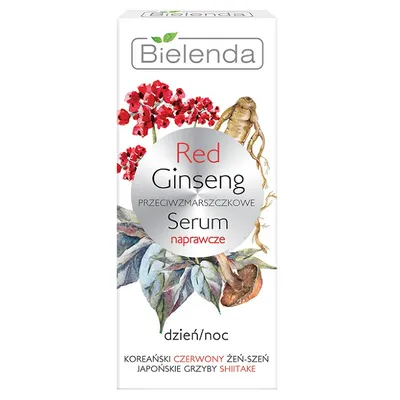 Bielenda Red Ginseng, Przeciwzmarszczkowe serum naprawcze na dzień i noc