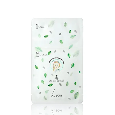 A. by Bom Ultra Cool Leaf Mask (Maseczka nawilżająco-kojąca)