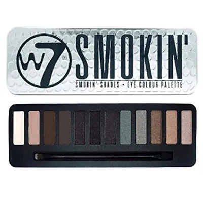 W7 Smokin', Smokin' Shades Eye Colour Palette (Paleta 12 cieni do powiek)