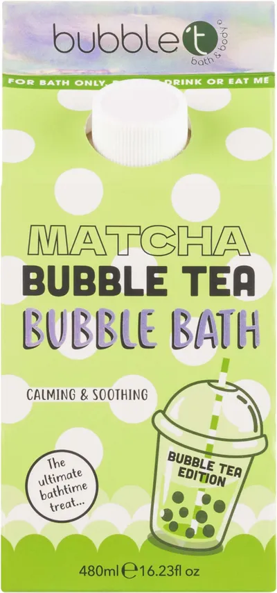 Bubble T Cosmetics Matcha Bubble Tea, Bubble Bath (Płyn do kąpieli)