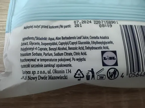 Cien Biodegradowalne chusteczki do demakijażu nawilżające cera normalna 3 w 1 - 2