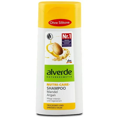 Alverde Nutri - Care - Shampoo Mandel Argan (Intensywnie odżywczy szampon migdałowo - arganowy) - 2