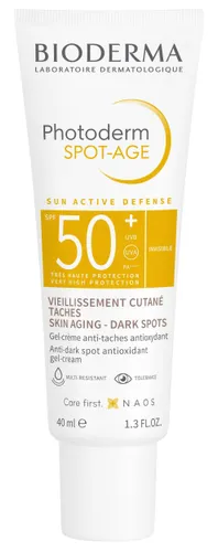 Bioderma Photoderm Spot - Age SPF 50+ (Antyoksydacyjny krem zapobiegający powstawaniu przebarwień i zmarszczek) - 1