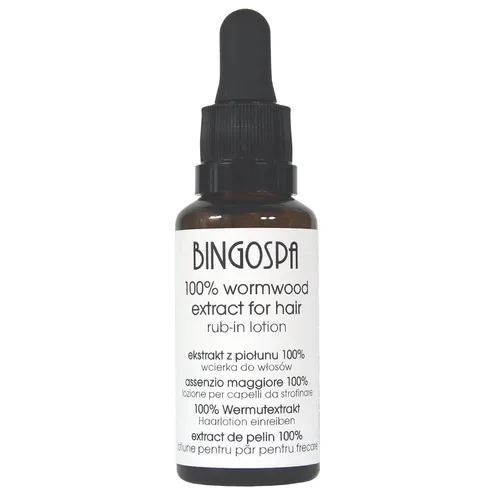 BingoSpa 100% Wormwood Extract for Hair Rub-in Lotion (Wcierka do włosów `Ekstrakt z piołunu`)
