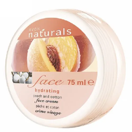 Avon Naturals, Peach & Cotton, Hydrating Face Cream (Nawilżający krem do twarzy `Brzoskwinia i kwiat bawełny')