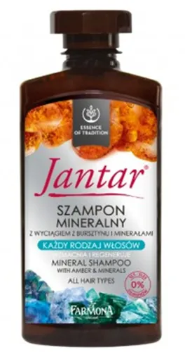Jantar Szampon mineralny z wyciągiem z bursztynu i minerałami