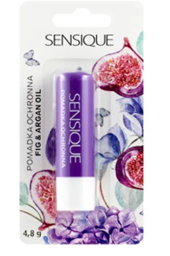 Sensique Pomadka ochronna do ust `Figa i olejek arganowy`