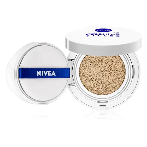 Nivea Hyaluron Cellular Filler, 3 in 1 Care Cushion (Krem-podkład w poduszce z kwasem hialuronowym) - 1