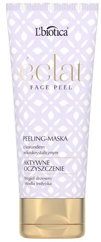 L'biotica Eclat Face Peel, Peeling - maska  z korundem mikrokrystalicznym `Aktywne oczyszczanie`