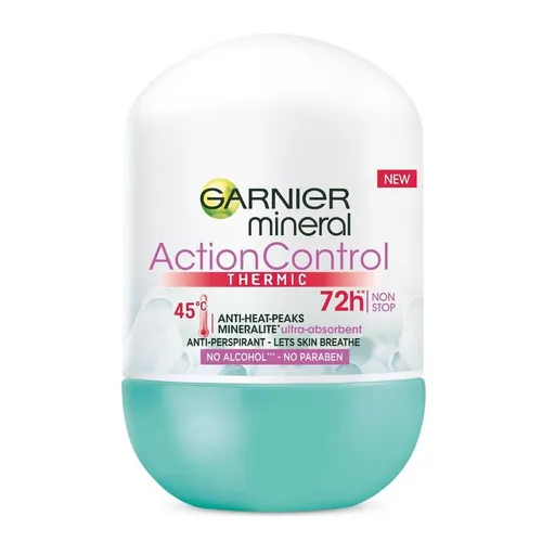 Garnier Mineral, Action Control Thermic 72h Anti-perspirant (Antyperspirant w kulce przeciw przykremu zapachowi) - 2