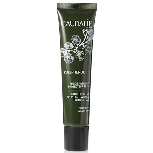Caudalie Polyphenol [C15], Fluide Anti-Rides Protecteur FPS20 [SPF20 Anti-Wrinkle Protect Fluid] (Fluid przeciwzmarszczkowy)