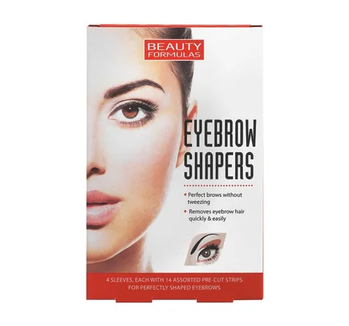 Beauty Formulas Eyebrow Shapers (Plastry z woskiem do depilacji brwi)