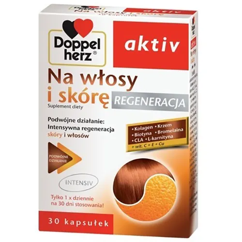 Doppelherz Aktiv, Na włosy i skórę Regeneracja - 1