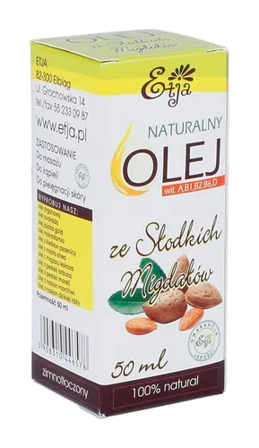 Etja Olej ze słodkich migdałów BIO - 2