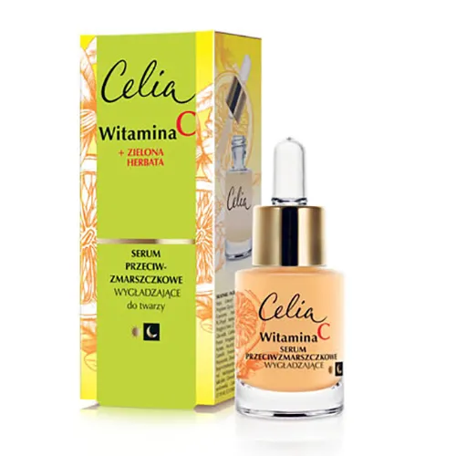 Celia Witamina C, Wygładzające przeciwzmarszczkowe serum do każdego typu skóry dojrzałej