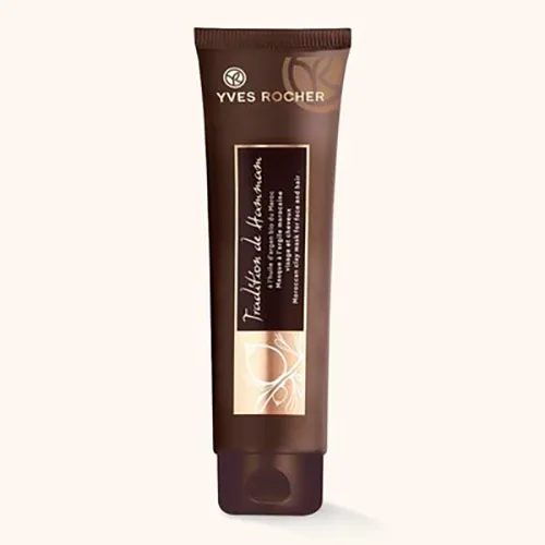 Yves Rocher Tradition de Hammam, Masque à l'Argile Marocaine Visage et Cheveux (Maseczka z glinką marokańską do twarzy i włosów)
