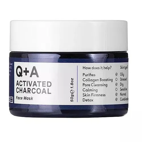Q+A Activated Charcoal  Face Mask (Maska do twarzy z aktywnym węglem)