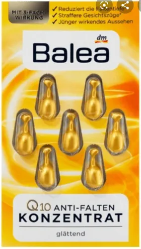 Balea Q10 Anti - Falten Konzentrat (Przeciwzmarszczkowy koncentrat w ampułkach)