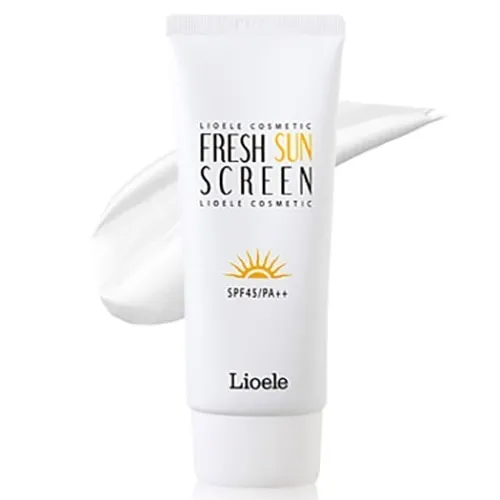 Lioele Fresh Sun Screen SPF45/PA++ (Emulsja ochronna SPF45) - 1