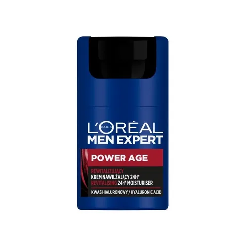 L'Oreal Paris Men Expert, Power Age, Rewitalizujący krem nawilżający 24h