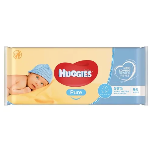 Huggies Pure, Chusteczki pielęgnacyjne nawilżane - 1
