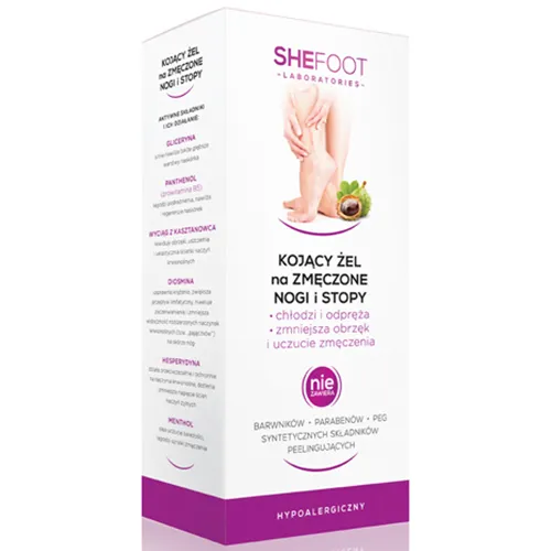 SheFoot Żel kojący na zmęczone nogi i stopy