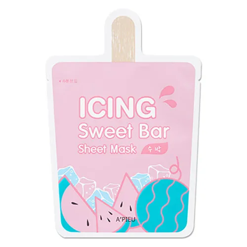 A'pieu Icing Sweet Bar, Sheet Mask `Watermelon` (Nawilżająca maseczka)