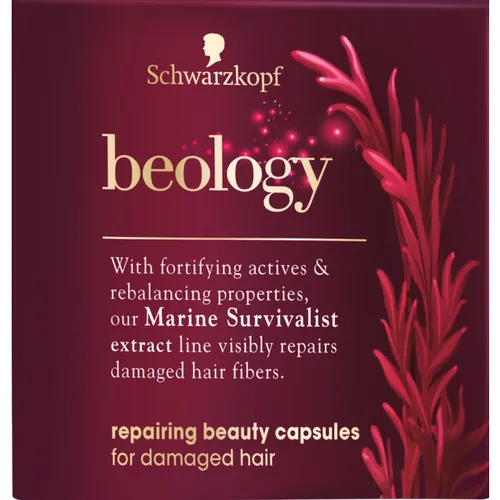 Schwarzkopf Beology Repairing Beauty Capsules for Damaged Hair (Regenerujące kapsułki upiększające do włosów zniszczonych)