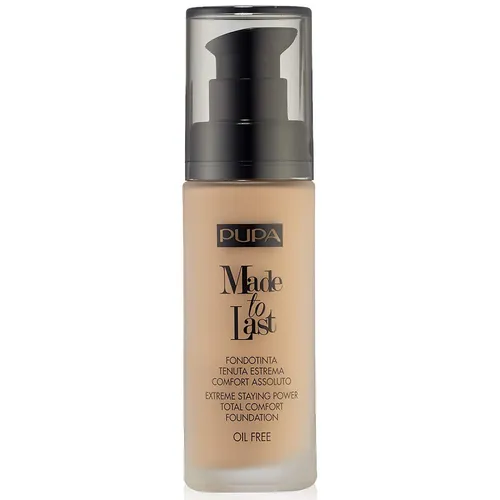 PUPA Made to Last, Total Comfort Foundation (Ekstremalnie długotrwały podkład do wszystkich typów cery)