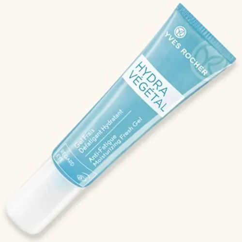 Yves Rocher Hydra Vegetal, Gel Frais Defatigant Hydratant (Nawilżająco-rozświetlający żel pod oczy) - 1