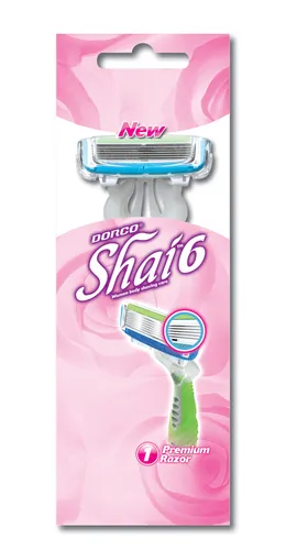 Dorco Shai 6, Damska jednorazowa maszynka do golenia z 6 ostrzami - 3