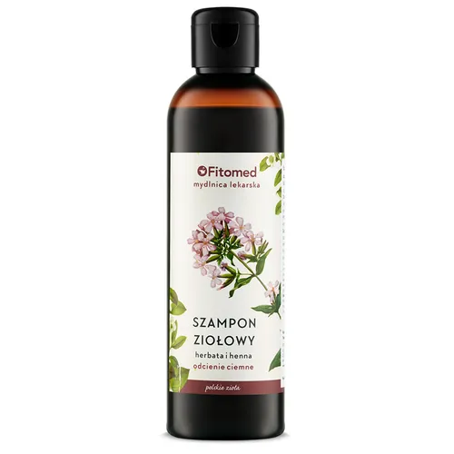 Fitomed Mydlnica lekarska, Szampon ziołowy do włosów koloryzowanych, odcienie ciemne `Herbata i henna` - 2