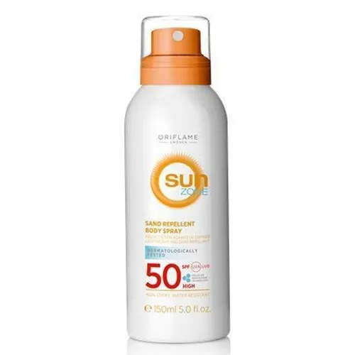 Oriflame Sun Zone, Sand Repellent Body Spray SPF 50 (Spray do opalania)