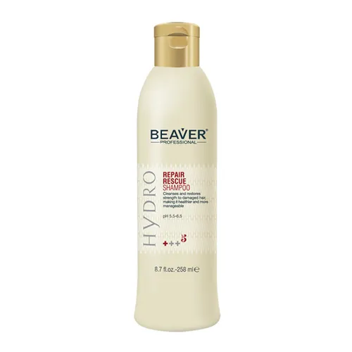 Beaver Professional Hydro, Repair Rescue Shampoo (Szampon regenerujący do włosów farbowanych)