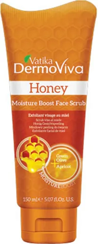 Dabur Vatika, DermoViva, Honey, Moisture Boost Face Scrub (Miodowy peeling do twarzy)