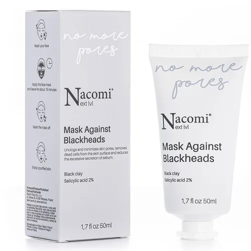 Nacomi Next Lvl, No More Pores, Mask Against Blackheads (Maska przeciw zaskórnikom)