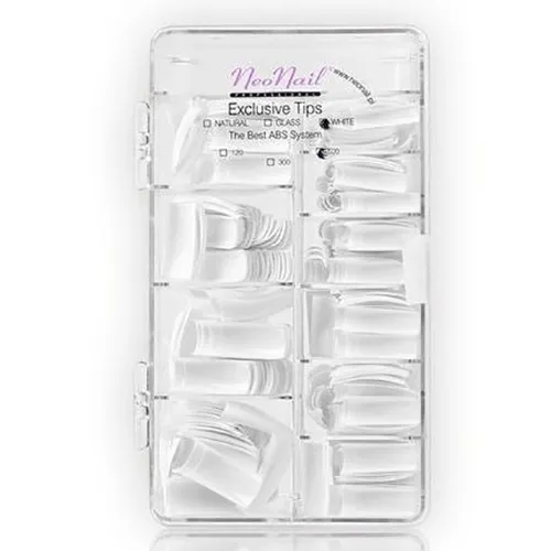 NeoNail Exclisive Tips, Tipsy przezroczyste