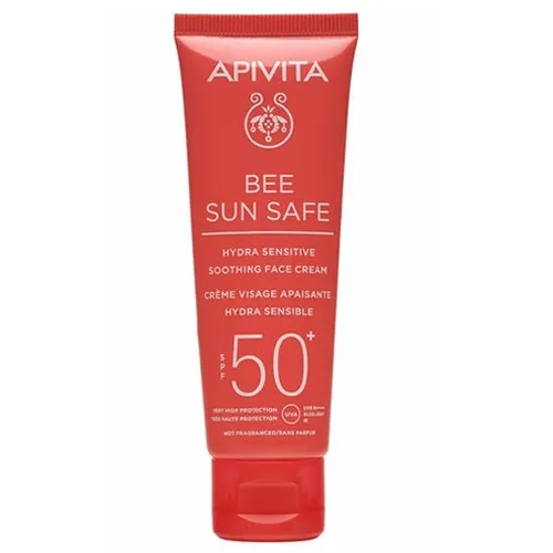 Apivita Bee Sun Safe Hydra Sensitive SPF50 (Kojąco - nawilżający krem z filtrem SPF50)