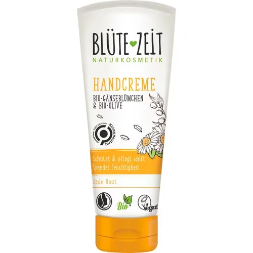 Naturkosmetik Blütezeit, Hand creme Bio-Gänseblümchen Pflegend (Odżywczy krem do rąk `Stokrotka`)