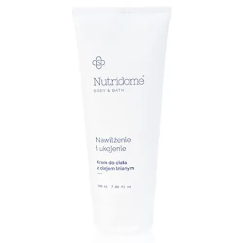 Nutridome Body & Spirit, Krem do ciała z olejem lnianym `Nawilżenie i ukojenie` - 2